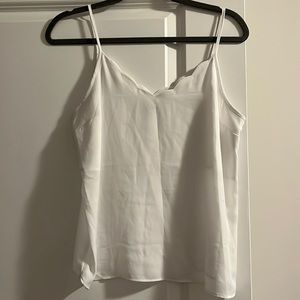EXPRESS Scallop Hem Tank Top